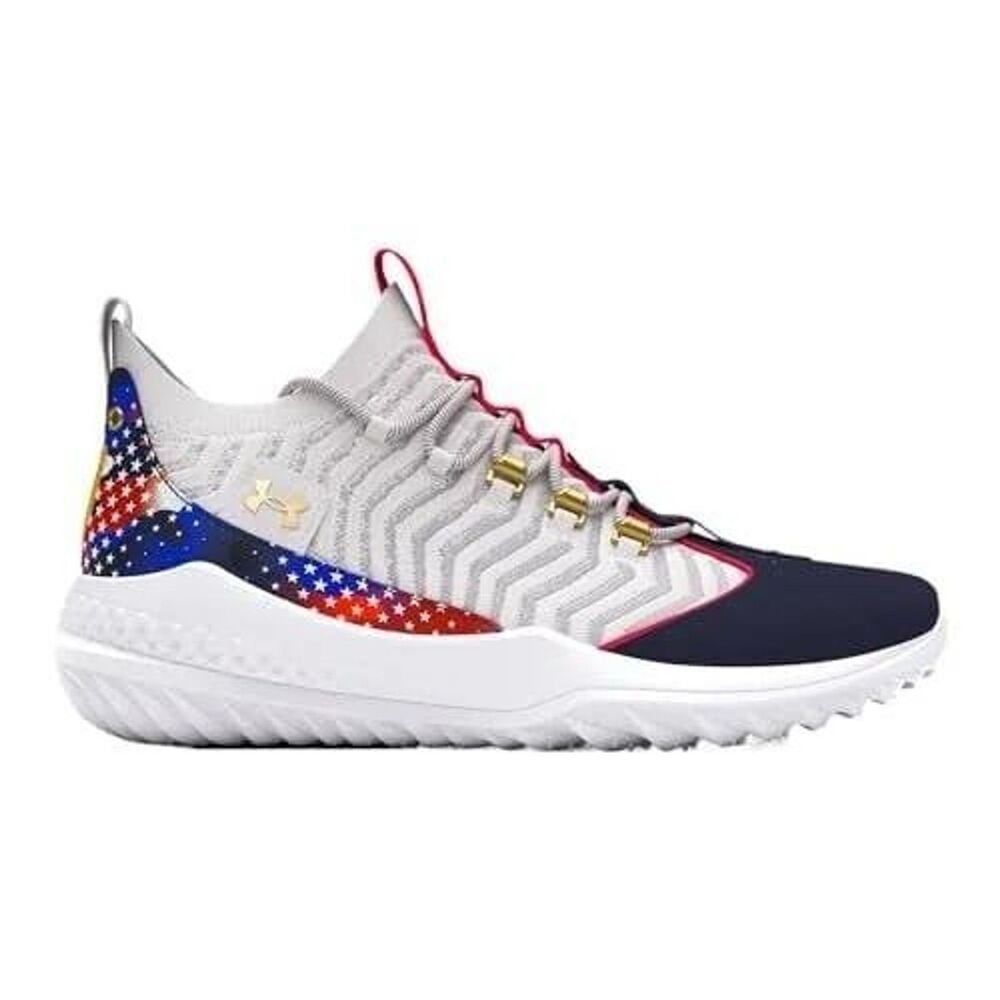 Under Armour UA Harper USA America MLB Men’s 11.5 Turf Baseball Shoes NEW